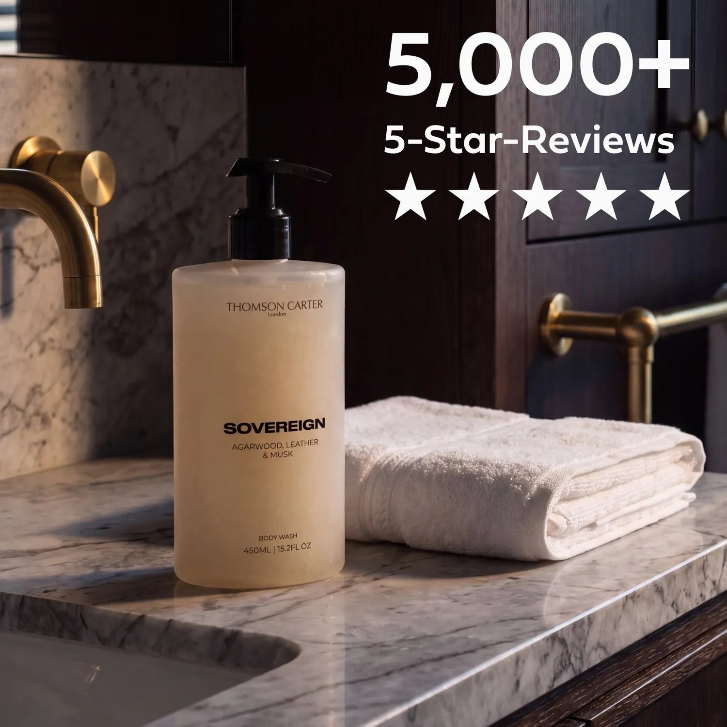 Rouge Avenue Sovereign body wash 450ml oud læder