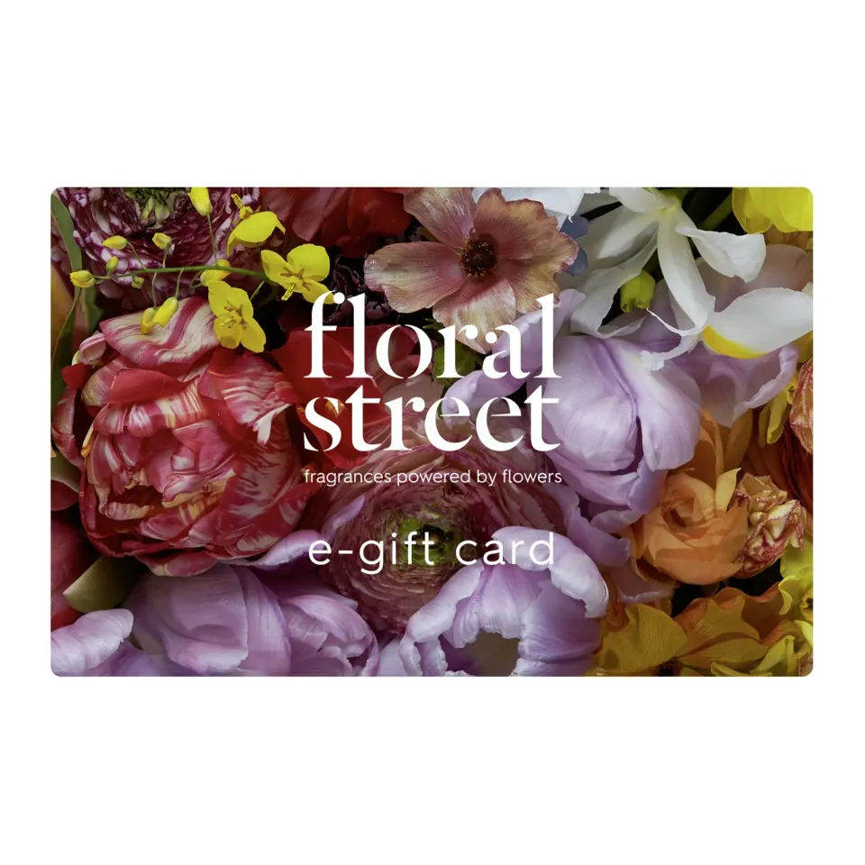 Floral Street gavekort duftgave på e-mail