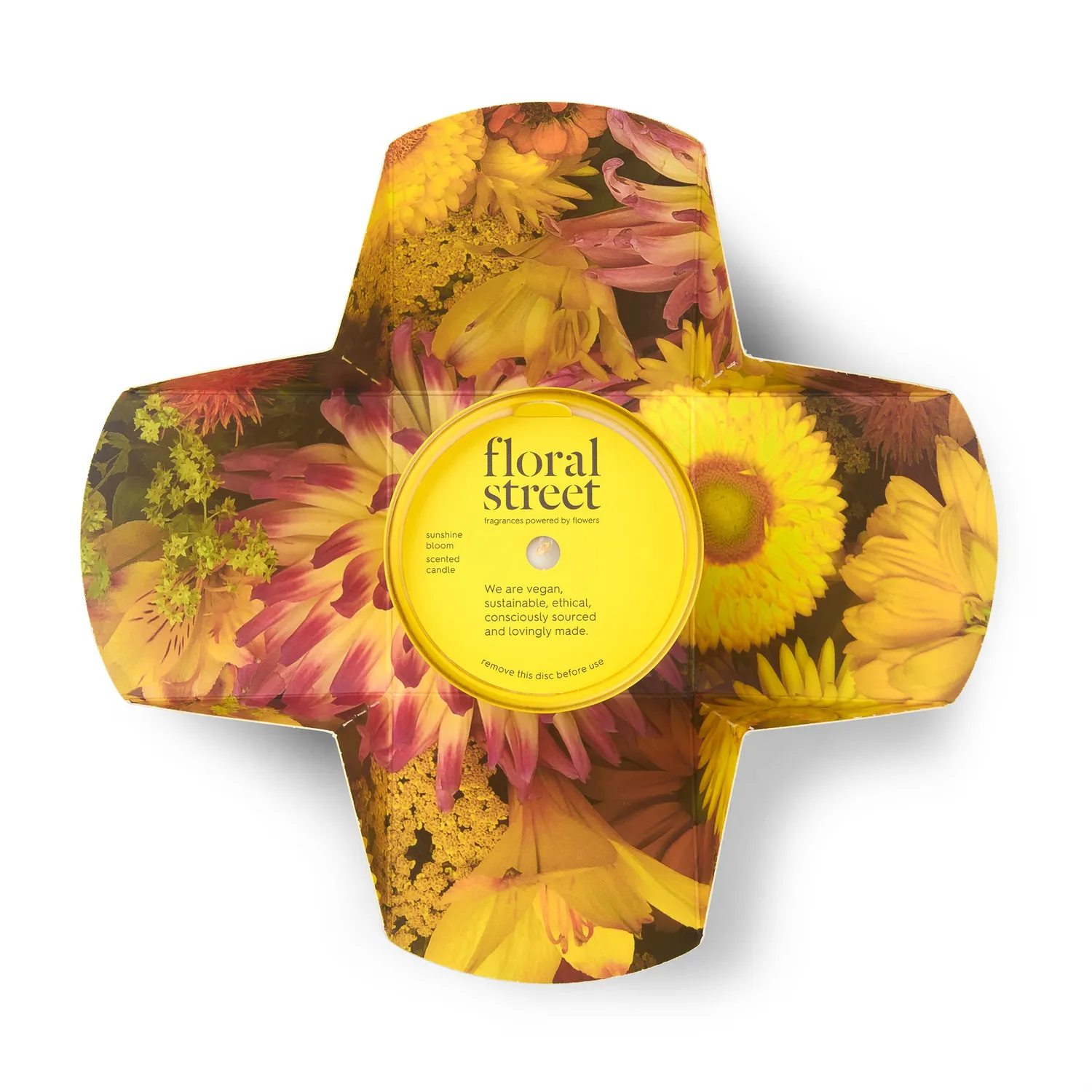 Floral Street Sunshine Bloom duftlys 200g kokos