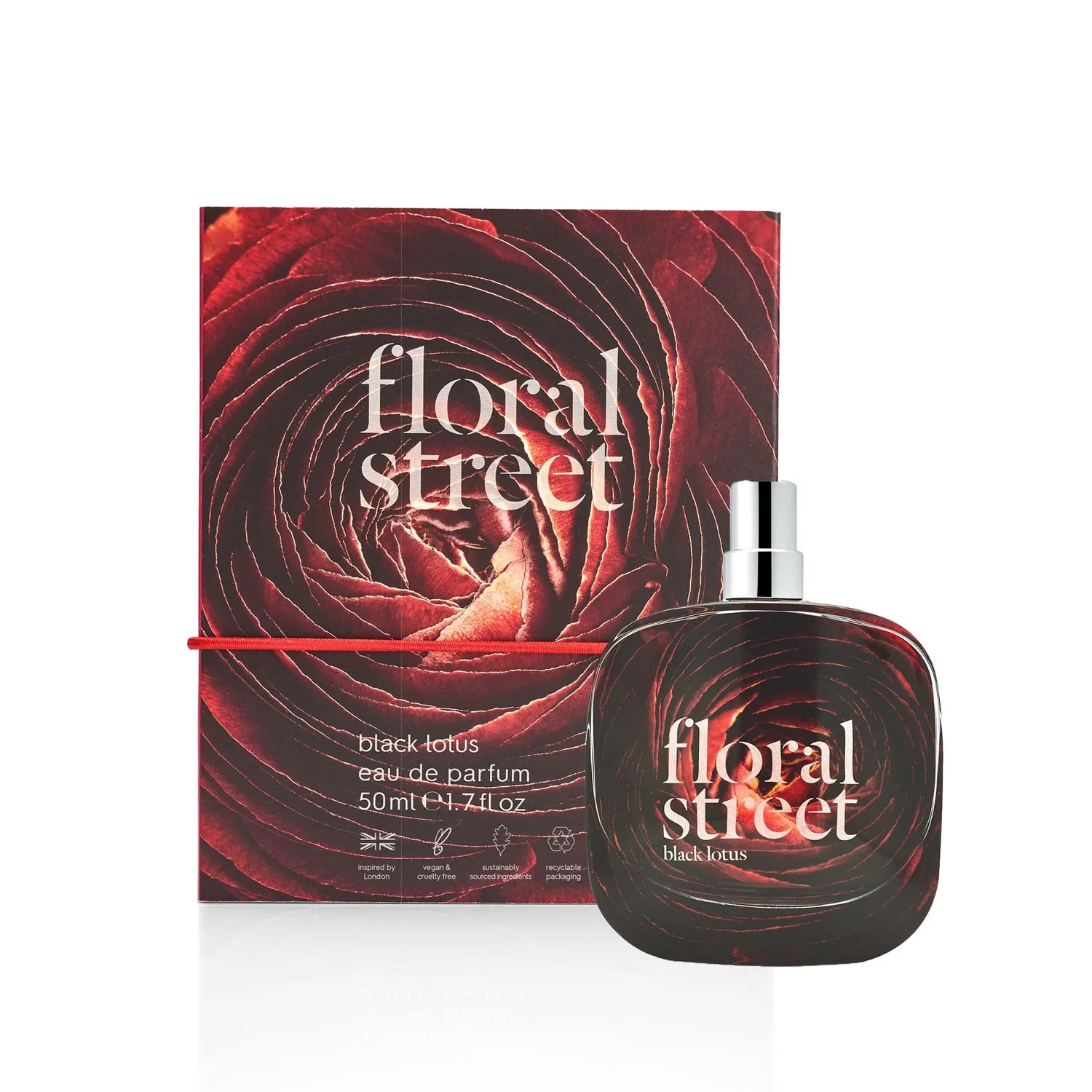 Floral Street Black Lotus eau de parfum 50ml krydret rose