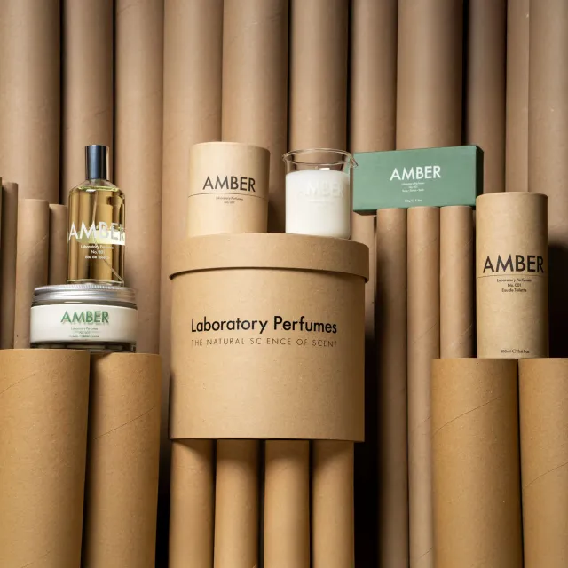 Laboratory Perfumes Amber eau de toilette gavesæt 4 dele