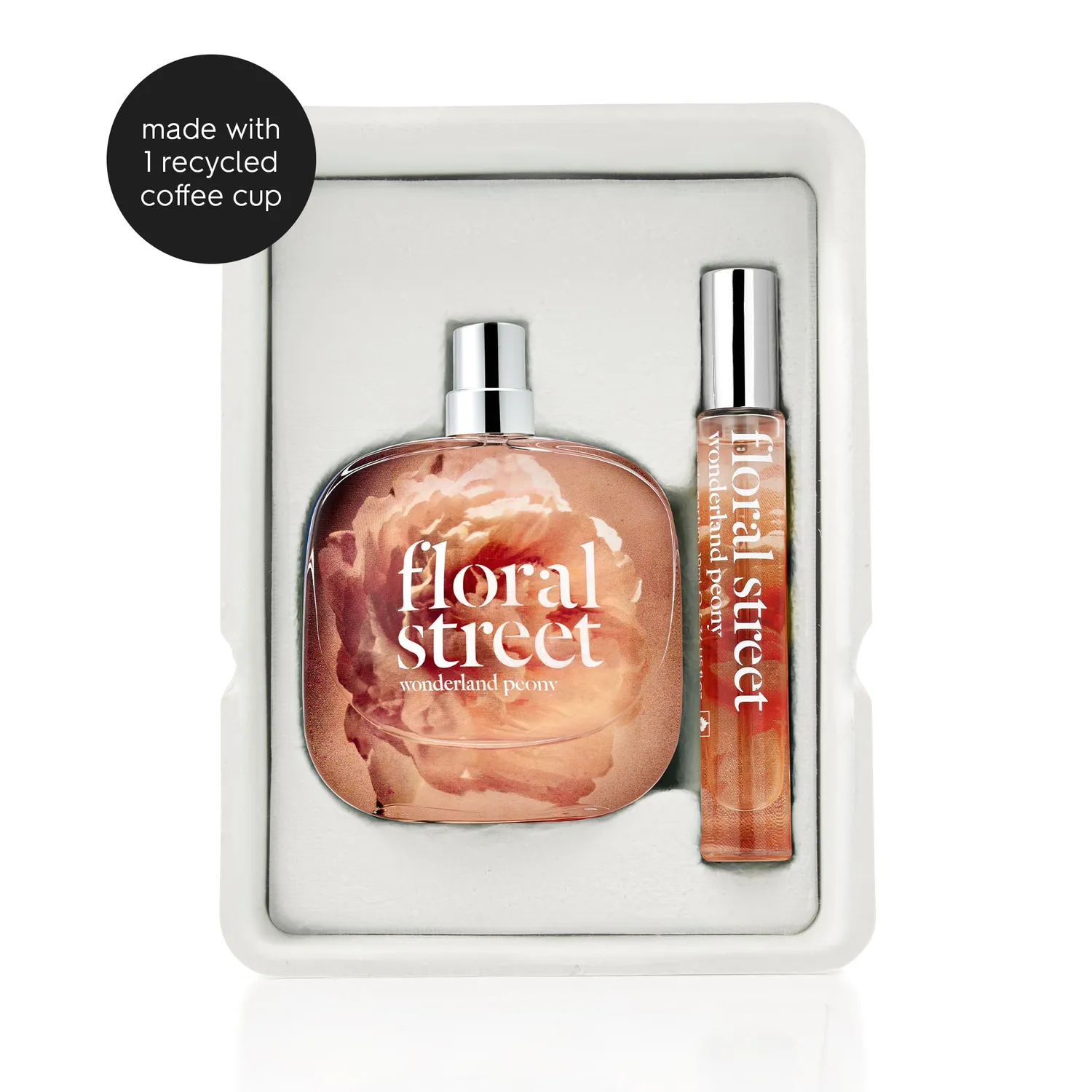 Floral Street Wonderland Peony eau de parfum sæt 50+10ml blomstret