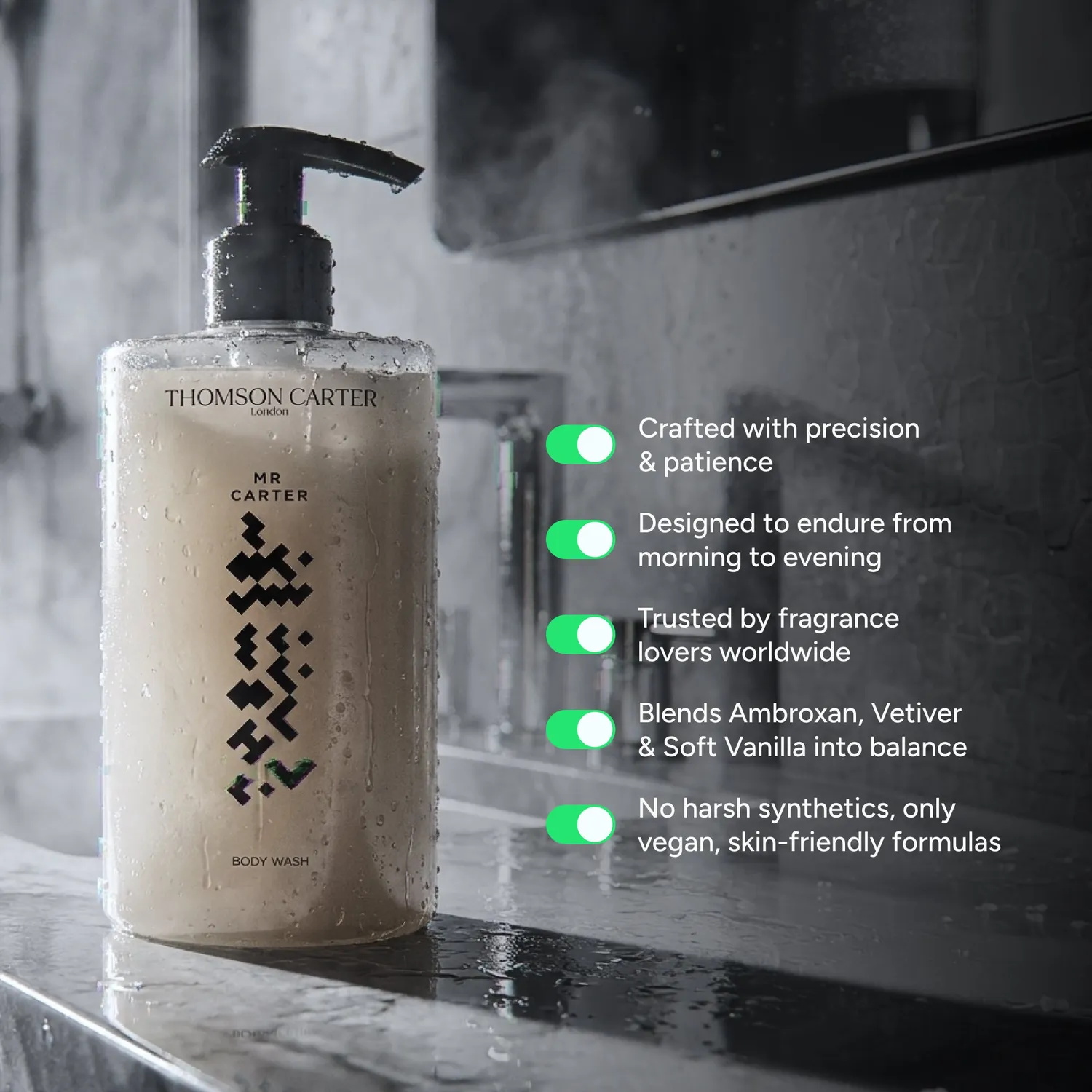 Rouge Avenue Mr Carter body wash 450ml ambroxan
