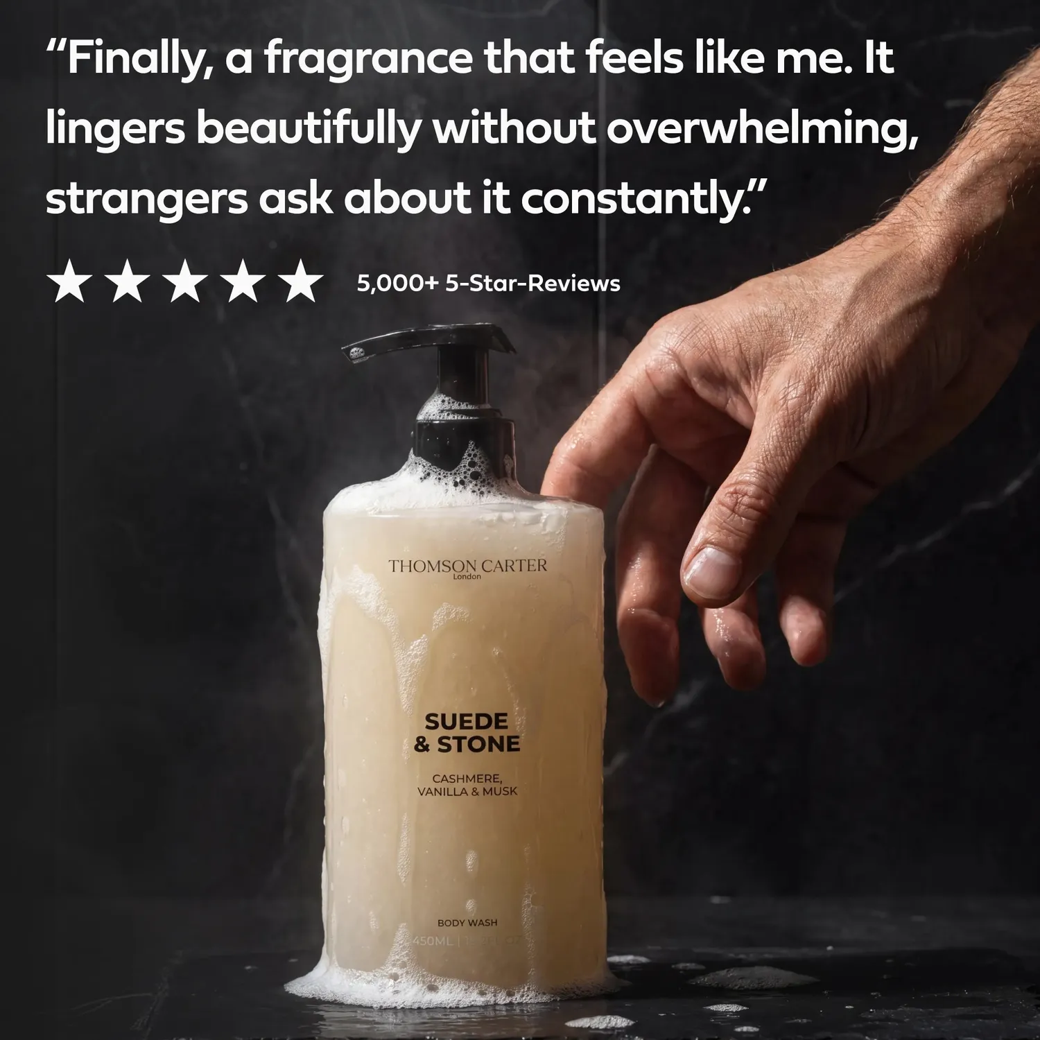 Rouge Avenue Suede Stone body wash 450ml vanilje musk
