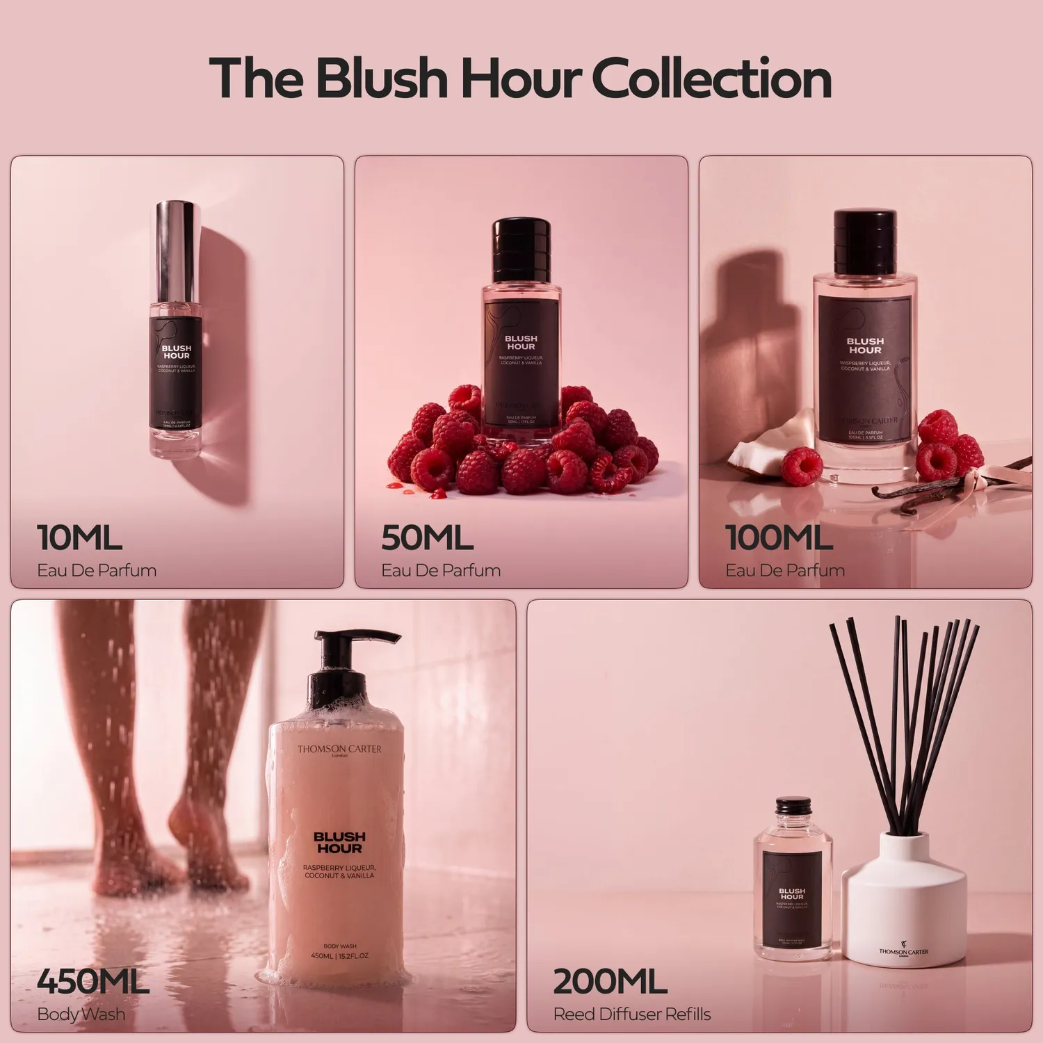 Rouge Avenue Blush Hour body wash 450 ml hindbær
