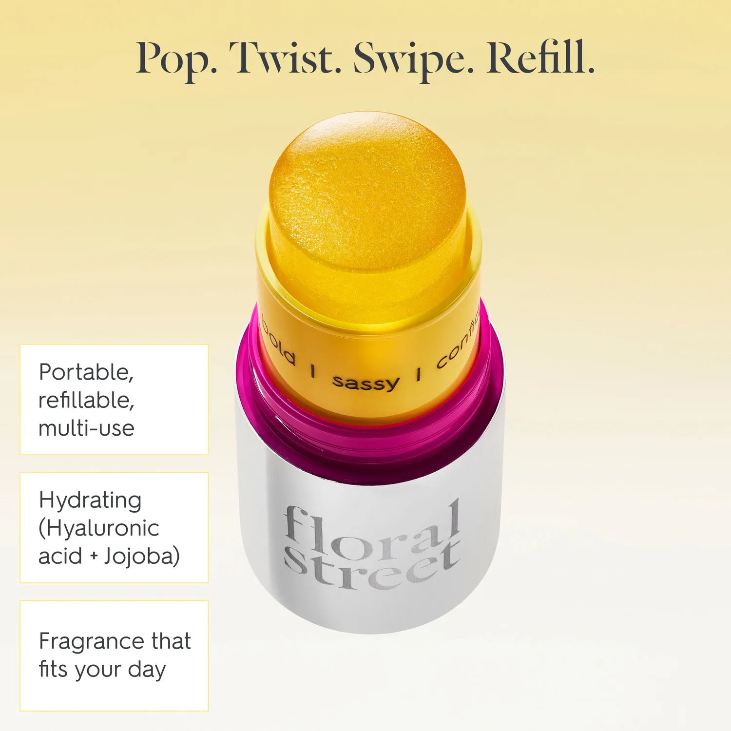 Floral Street Wild Vanilla Orchid solid parfume stick vanilje