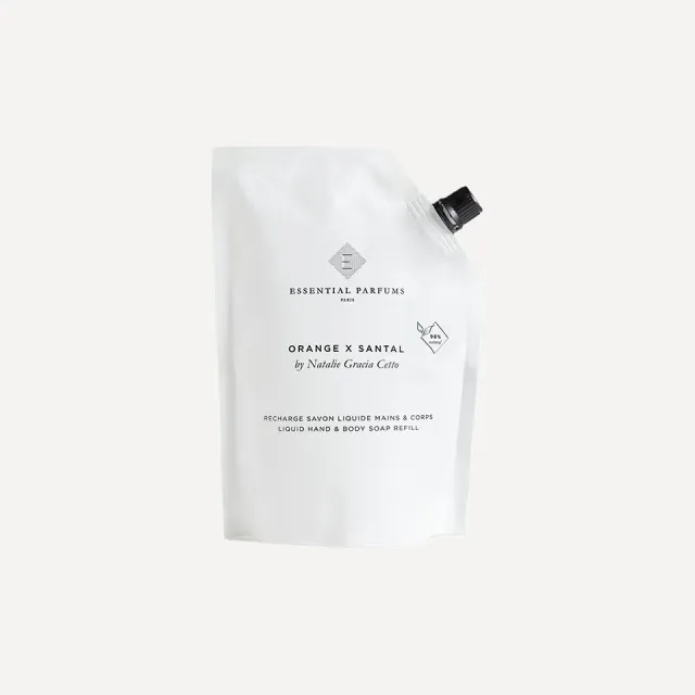 Essential Parfums Orange Santal flydende sæbe refill 500 ml