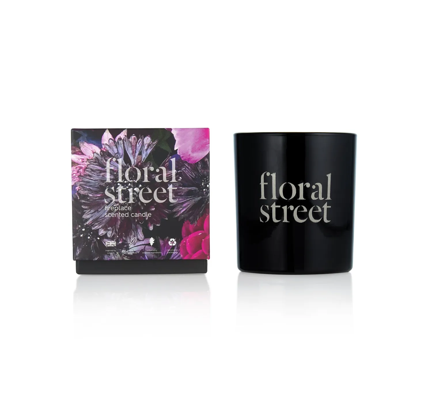 Floral Street Fireplace duftlys 200 g hyggelig