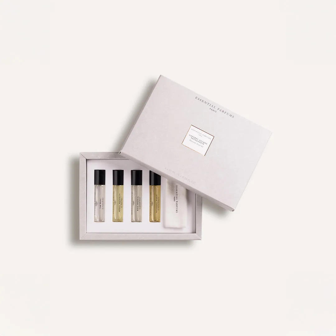 Essential Parfums Coffret Voyage parfumesæt 4x10 ml opdagelse