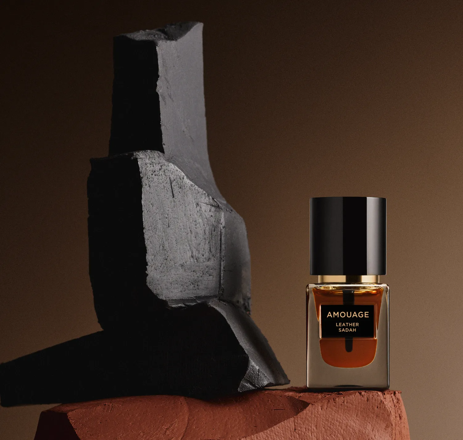 Amouage Leather Sadah attar olie 12ml mørk oud