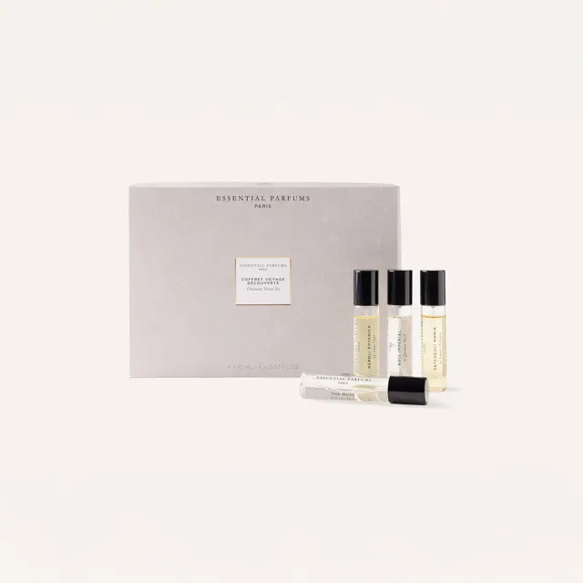 Essential Parfums Coffret Voyage parfumesæt 4x10 ml opdagelse