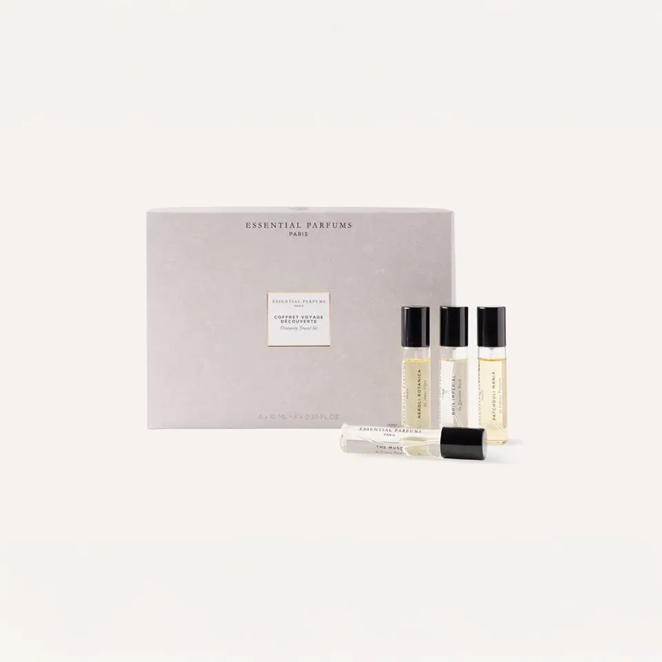 Essential Parfums Coffret Voyage parfumesæt 4x10 ml opdagelse