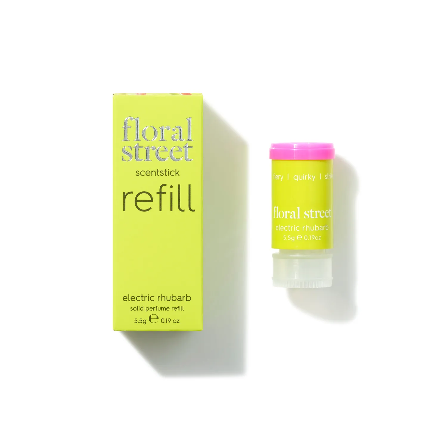 Floral Street Electric Rhubarb Scentstick refill solid parfume 5,5g