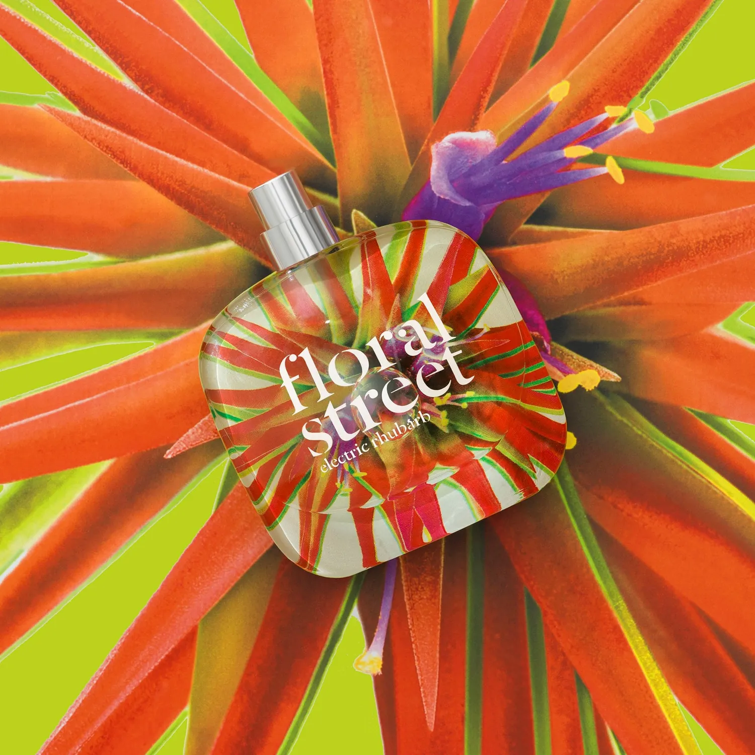 Floral Street Electric Rhubarb eau de parfum 50 ml rabarber