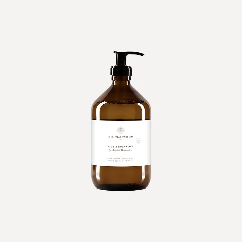 Essential Parfums Nice Bergamote hånd- og kropssæbe 500 ml citrus