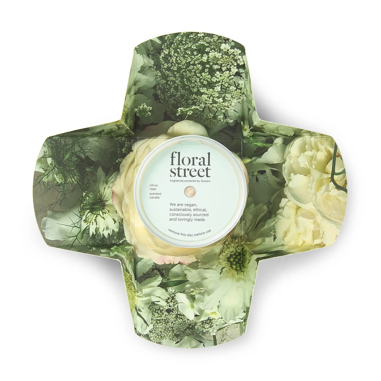 Floral Street Citrus Rose duftlys 200g frisk rose