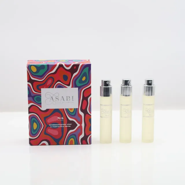 ASABI Nº 6 Intense eau de parfum rejsesæt 3x11 ml