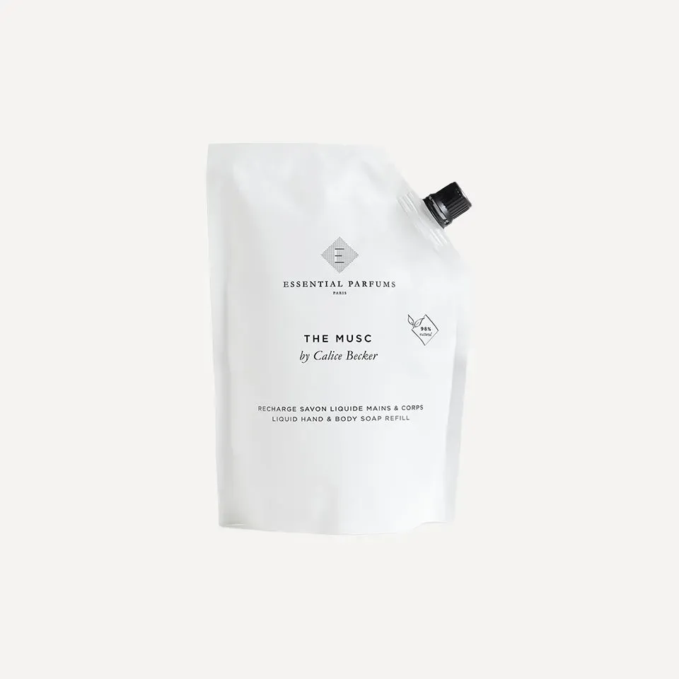 Essential Parfums The Musc flydende sæbe 500 ml refill moskus