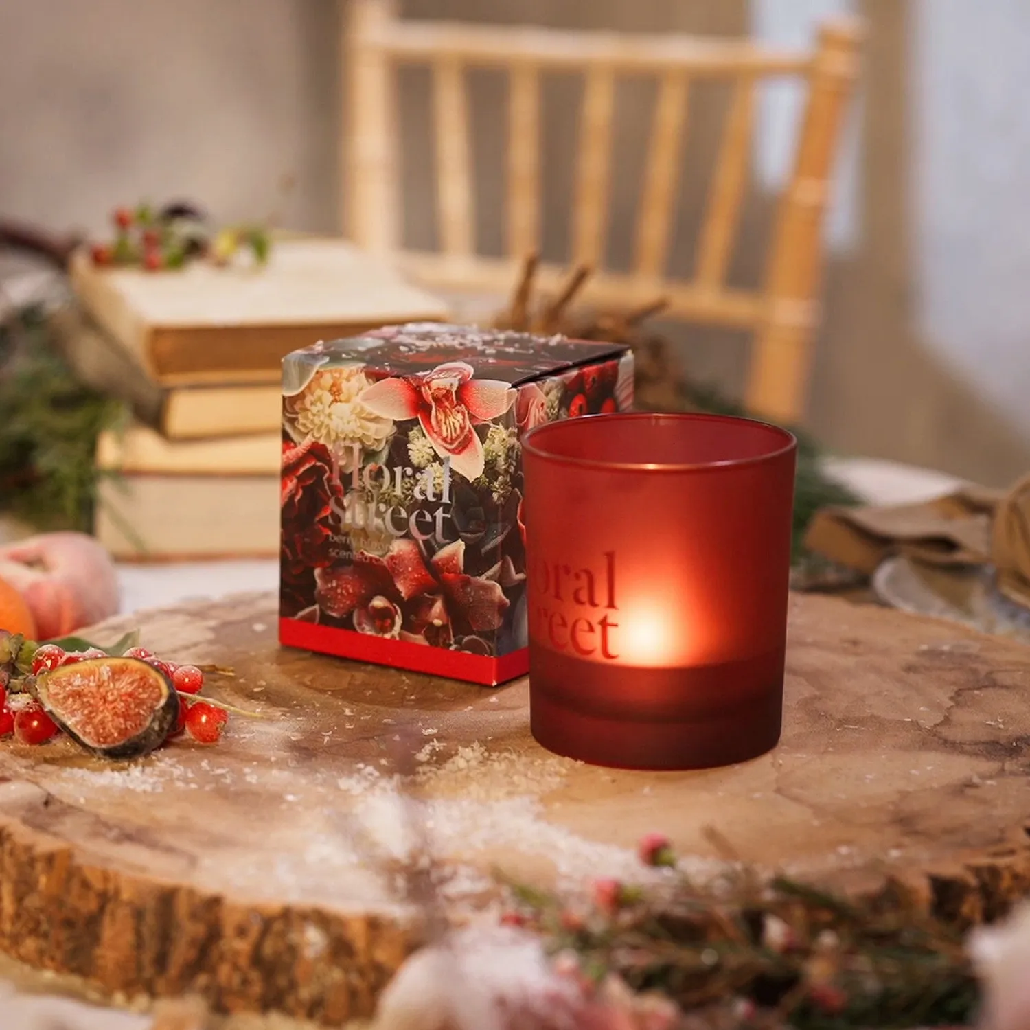Floral Street Berry Bloom Limited Edition duftlys 200 g bær
