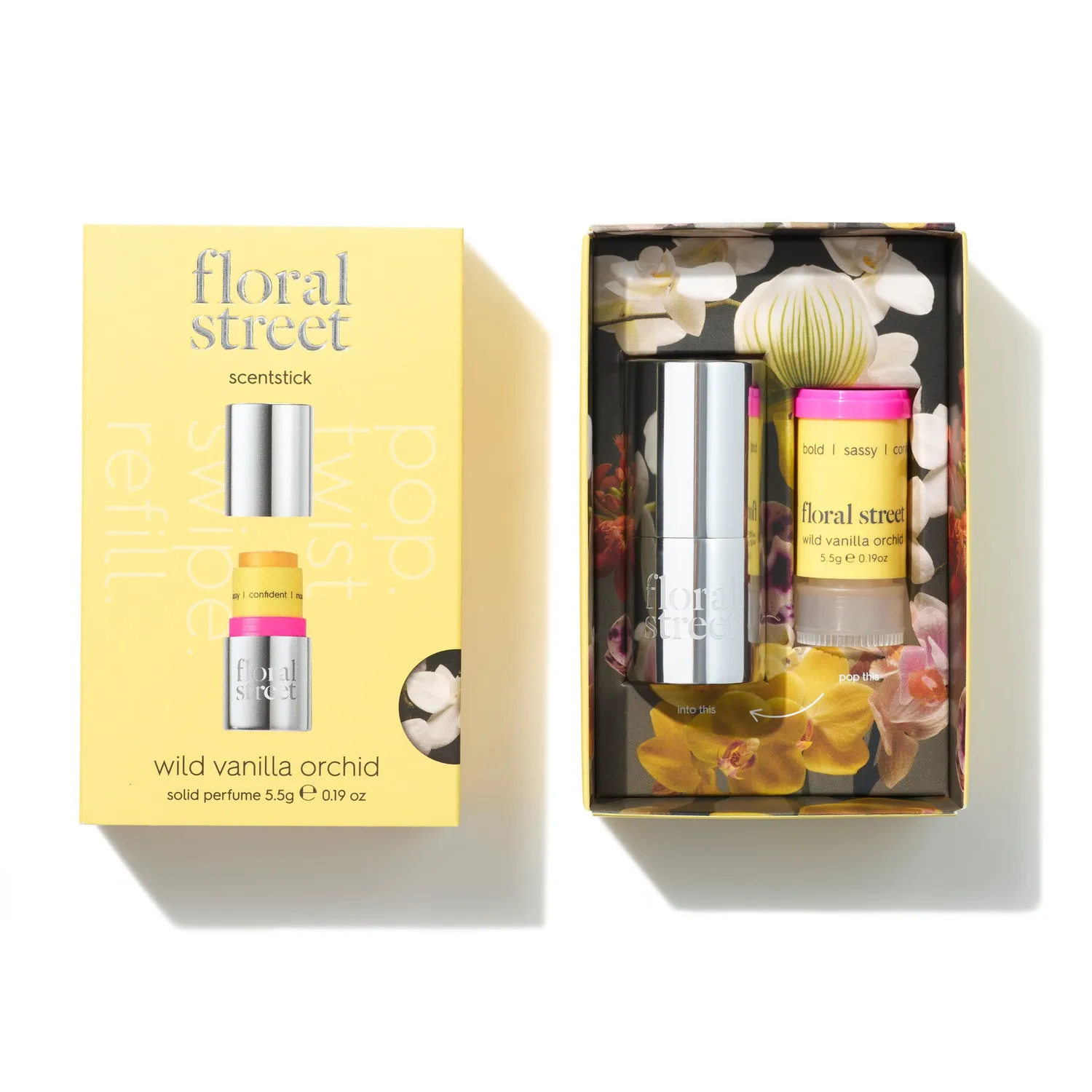 Floral Street Wild Vanilla Orchid solid parfume stick vanilje