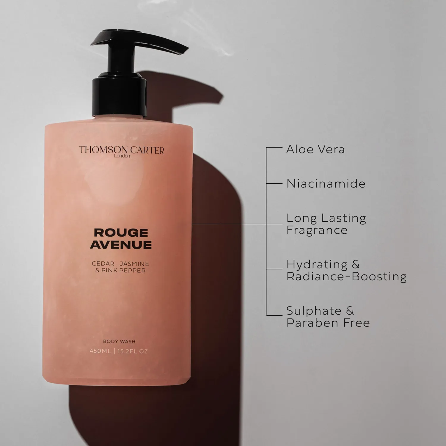 Rouge Avenue Body Wash brusegel 450ml pink peber