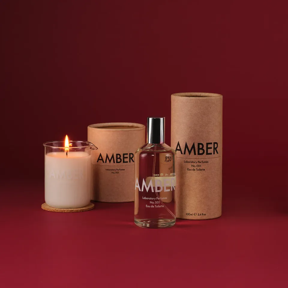 Laboratory Perfumes Amber eau de toilette sæt 100ml 120g