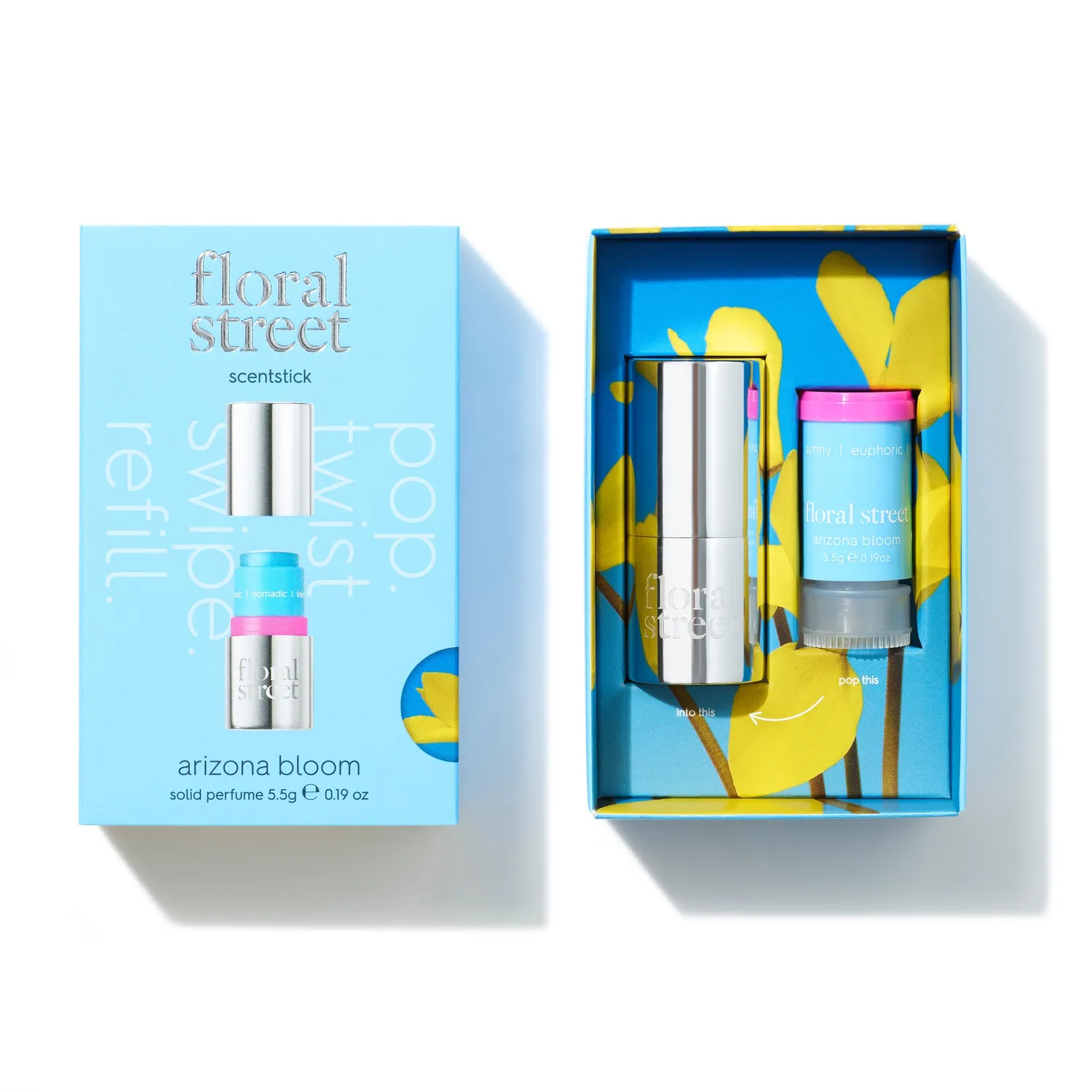 Floral Street Arizona Bloom Scentstick solid parfume kokos