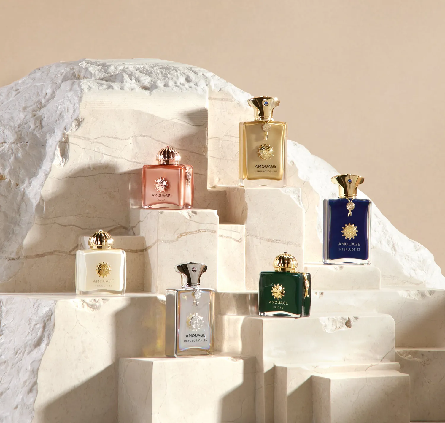 Amouage Women's Extraits duftsæt 4x2ml blomstret