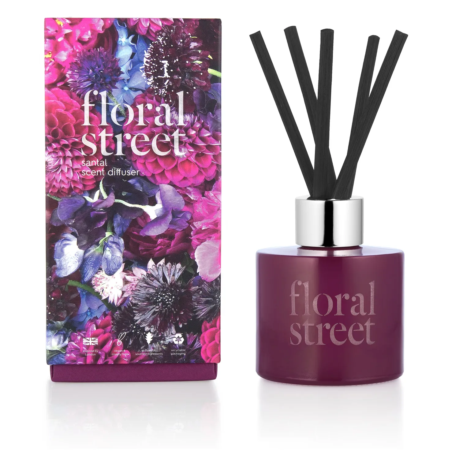 Floral Street Santal duftdiffuser 100 ml træagtig