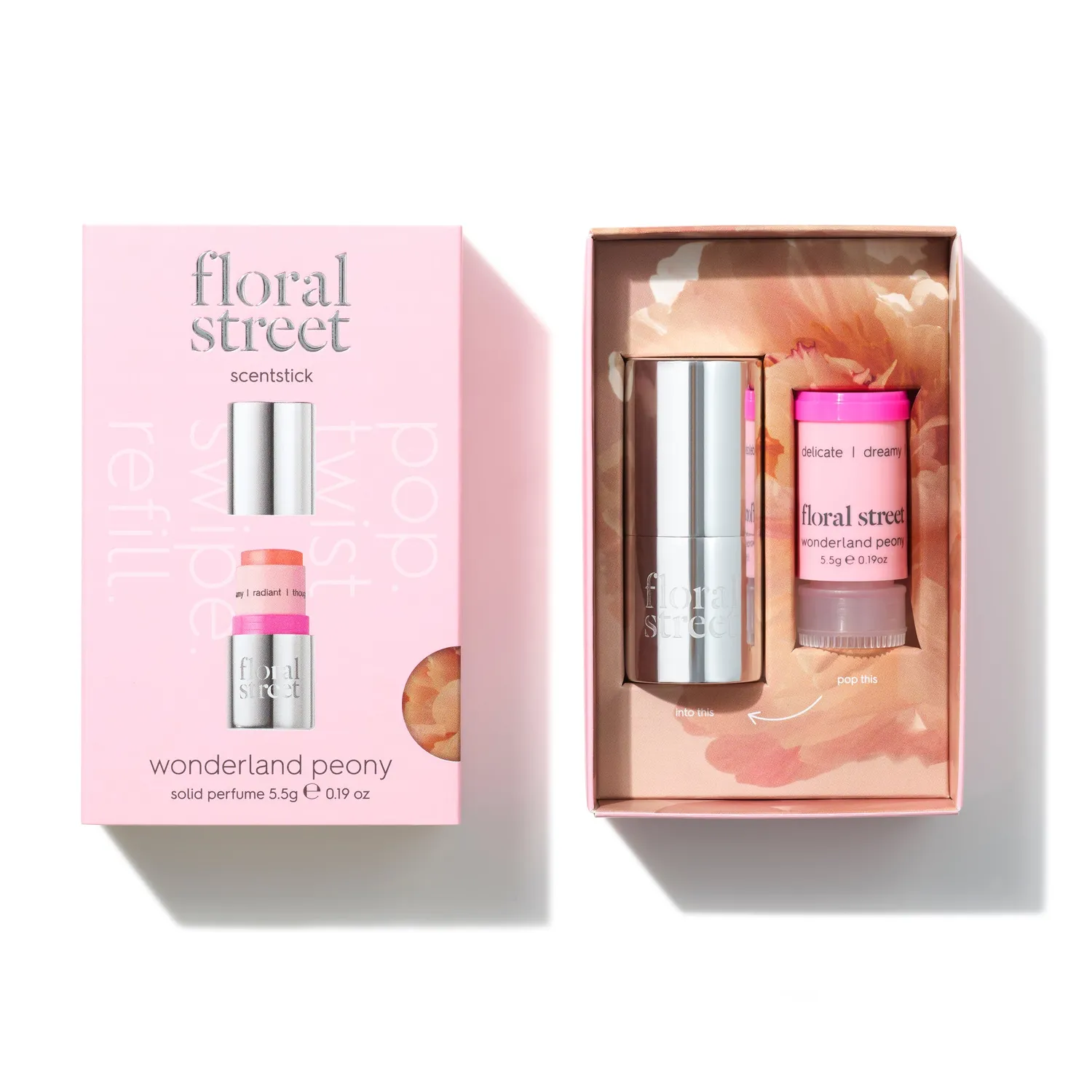 Floral Street Wonderland Peony solid parfume stick pæon
